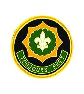 2nd Armored Cavalry Regiment ACR pin Toujours Pret - 14316 (7/8 inch)