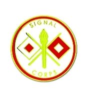 Signal Corps Insignia Pin - 14608 (7/8 inch)
