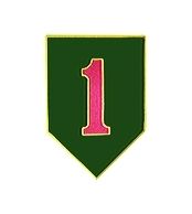 1st Infantry Division Pin - 14661 (7/8 inch)