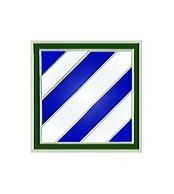 3rd Infantry Division Pin - 14858 (3/4 inch)