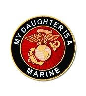 My Daughter Is A Marine Insignia Pin - 15352 (1 inch)