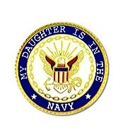 My Daughter Is In The Navy Insignia Pin - 15988 (7/8 inch)