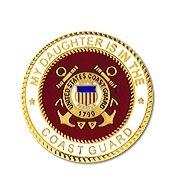 My Daughter Is In The Coast Guard Insignia Pin - 15990 (7/8 inch)