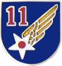 11th Air Force Pin - 14696 (3/4 inch)