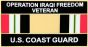 Operation Iraqi Freedom Veteran United States Coast Guard with Ribbon Pin - 14550 (1 1/4 inch)