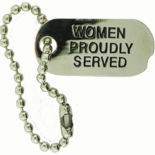 women military dog tag