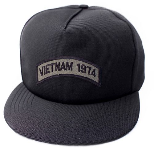 Vietnam 1974 Black Ball Cap US Made - 771742
