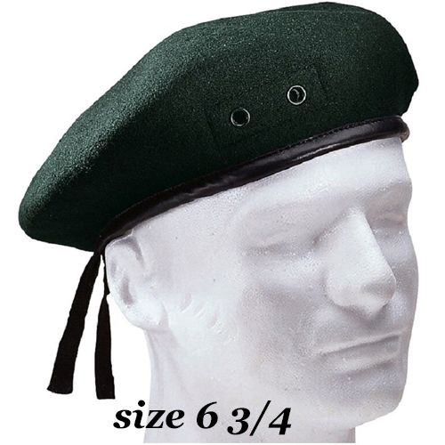 Green Beret size 6 3/4- BR2-634
