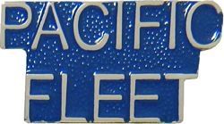 Pacific Fleet Script Pin - 15670 (1 1/8 inch)