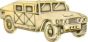 Military Hummer Pin - 15859 (1 1/8 inch)