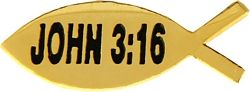 John 3:16 Pin - 70036 (1 1/8 inch)