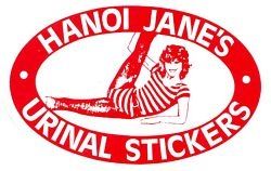 Hanoi Jane Urinal Stickers (5 per package) - J21