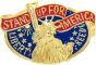 Stand Up For America Pin - 15660 (1 1/4 inch)