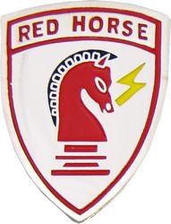 Civil Engineer Red Horse Pin - 14899 (1 1/4 inch)