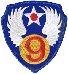9th Air Force Small Patch - FL1009 (3 inch)