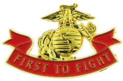 United States Marine Corps First To Fight Pin - 14248 (1 inch)
