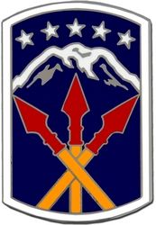 593rd Sustainment Brigade Combat Service Badge - 40128 (2 inch)