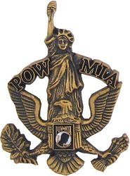 POW/MIA Insignia with Statue of Liberty Pin - 14195 (1 1/4 inch)