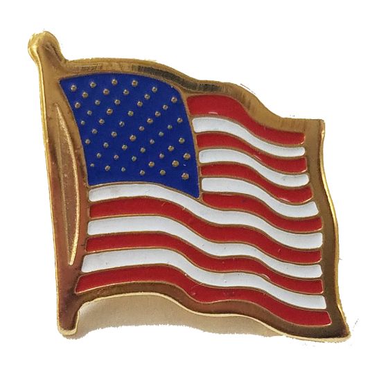 PIN-US WAVY FLAG - 258000